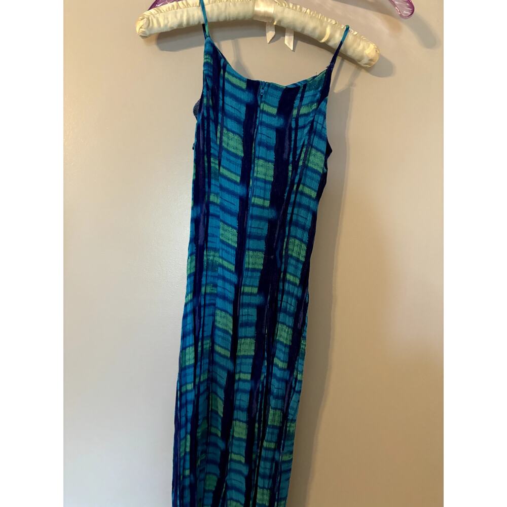 Vintage Lines Slip Dress with leg slit - Picture 4 of 5